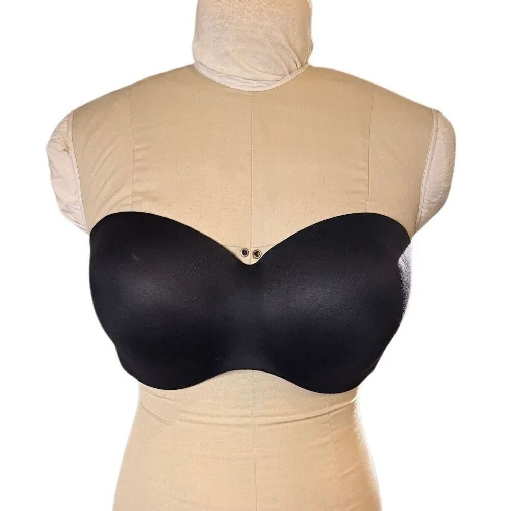 Soma Enbliss Stay Put Strapless Bra Black 42C Wireless